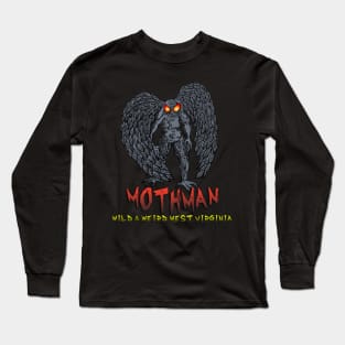 Mothman (Art Series Wild&WeirdWV) Long Sleeve T-Shirt